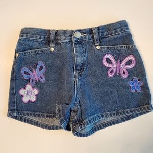 Vintage denim butterfly short sz M (7/8)
